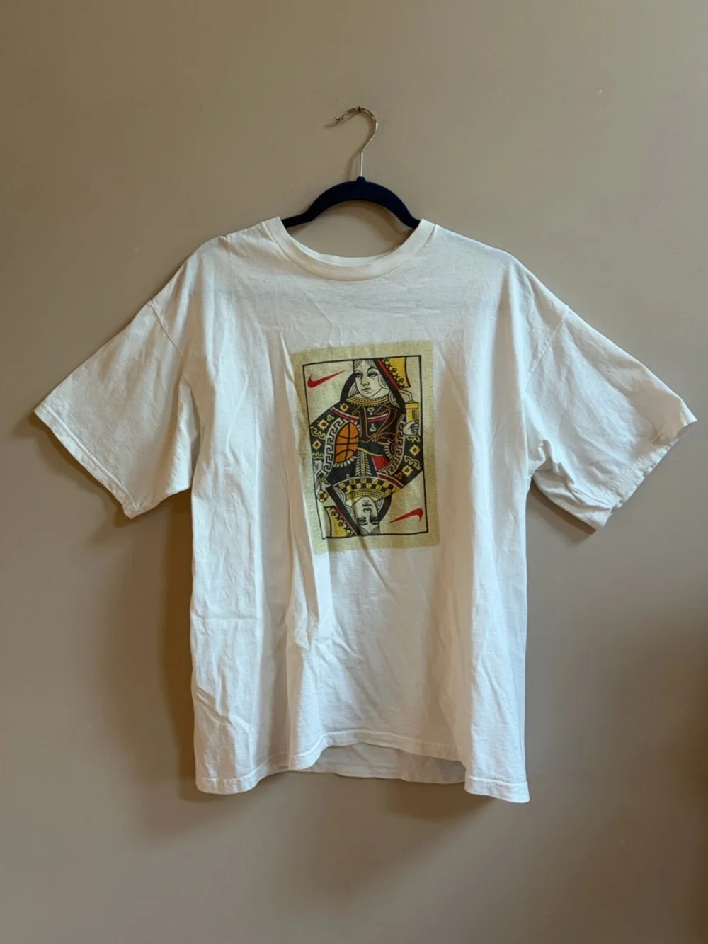 Vintage Nike I'm the Queen of this Court Jack Short Sleeve Graphic T-Shirt Top